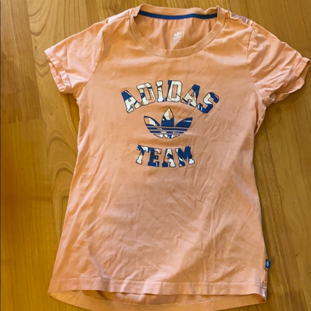 Adidas silk vintage tee